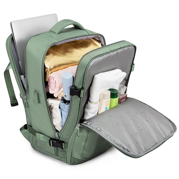 backpack-bange1801-green-6 کیف مسافرتی کوله پشتی لپ تاپ 15.6 اینچی بنج 1801