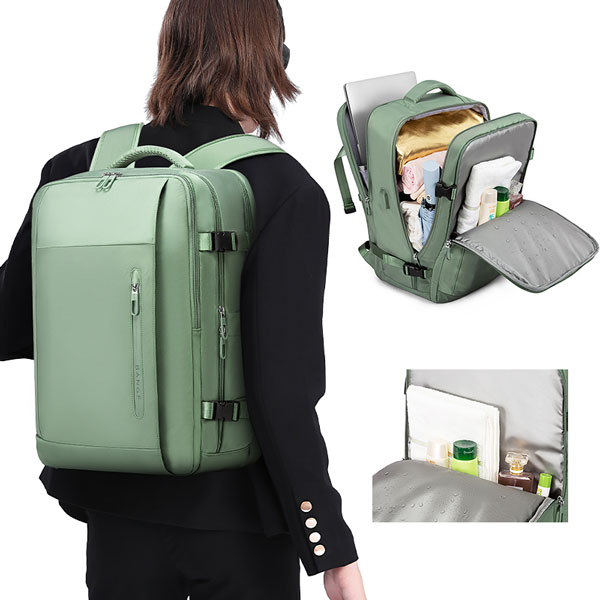 backpack-bange1801-green-8 کیف مسافرتی کوله پشتی لپ تاپ 15.6 اینچی بنج 1801