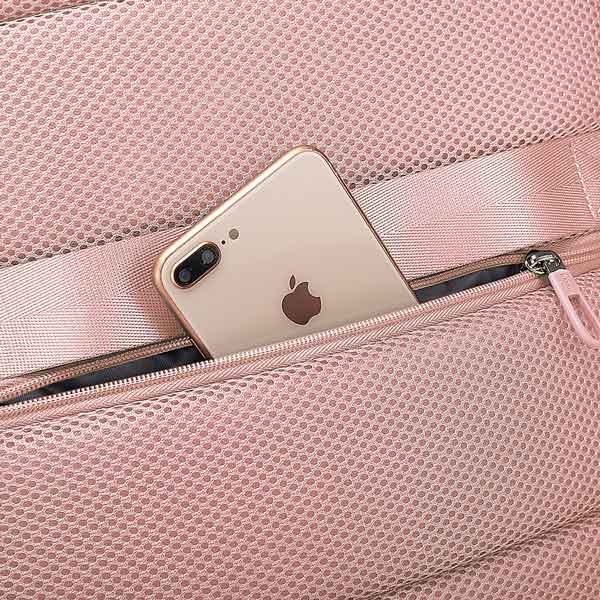 backpack-bange1801-pink-5 کیف مسافرتی کوله پشتی لپ تاپ 15.6 اینچی بنج 1801