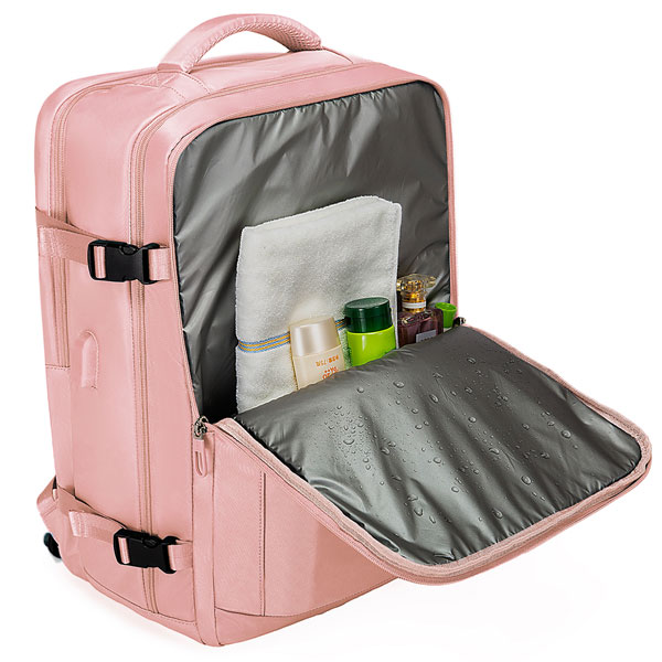 backpack-bange1801-pink-6 کیف مسافرتی کوله پشتی لپ تاپ 15.6 اینچی بنج 1801