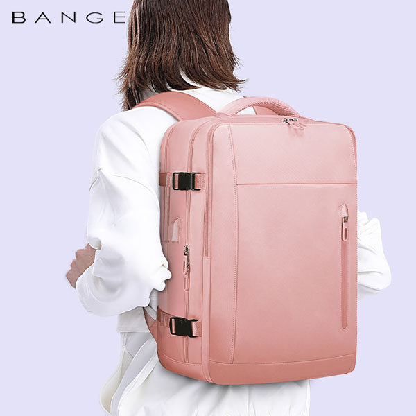 backpack-bange1801-pink-9 کیف مسافرتی کوله پشتی لپ تاپ 15.6 اینچی بنج 1801