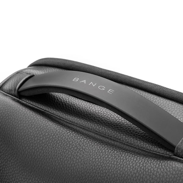 bange-6622-black-26 کیف کوله پشتی لپ تاپ ضد سرقت چرم بنج 6622