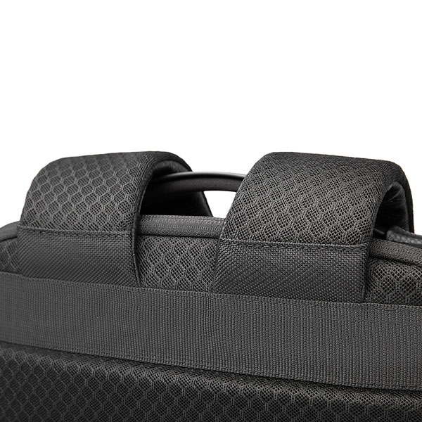bange-6622-black-28 کیف کوله پشتی لپ تاپ ضد سرقت چرم بنج 6622