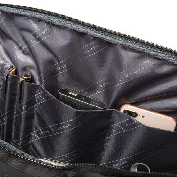bange-backpack-2849-black-35 کیف دوشی اداری مناسب لپ تاپ 15.6 اینچی بنج 2849