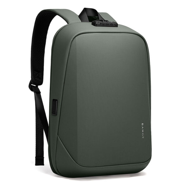 bange-backpack-7251-green-3 کیف کوله پشتی لپ تاپ ضد سرقت بنج 7251