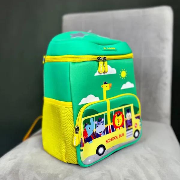 olang-bus-6104-green-7 کیف کوله پشتی بچگانه اتوبوسی اولنگ 6104
