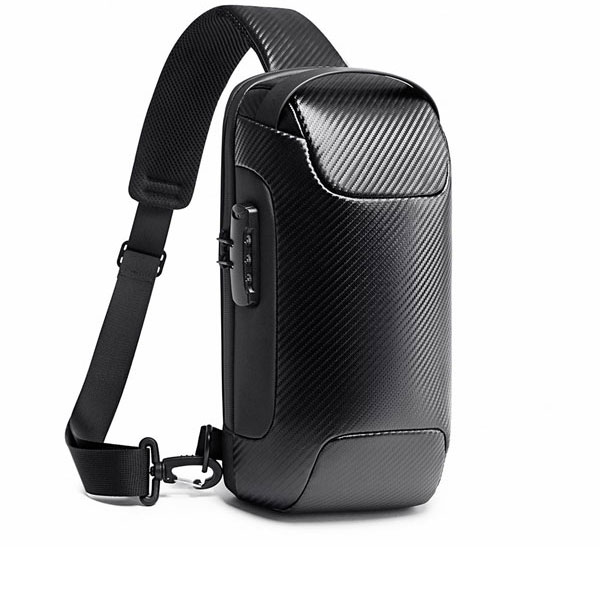 قیمت-کوله-ی-تک-بند-ضدسرقت-و-ضد-آب-بنج-bange22085-plus-carbon-waterproof-crossbody-chest-bag کیف کراس بادی فیبرکربن بنج 22085Plus