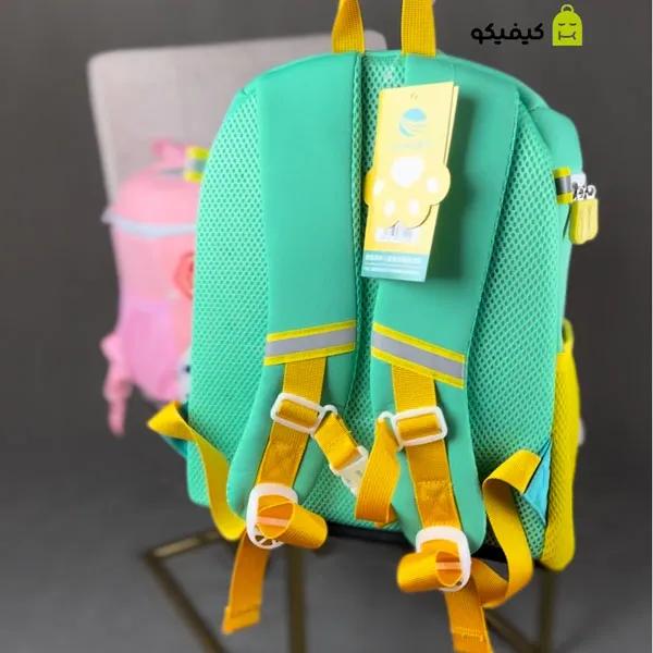 نمای-پشت-اولنگ-6105 کیف بچه گانه کوله پشتی ماشین پلیس اولنگ 6105