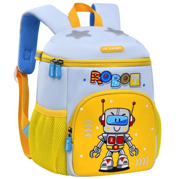 کوله-پشتی-مهدکودک-ربات-وارداتی-اولنگ-6184 کیف کوله پشتی بچگانه ربات اولنگ 6184