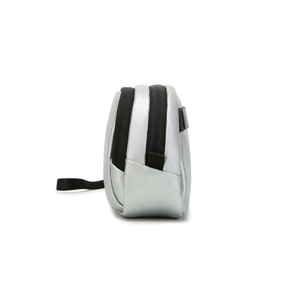 BANGE-3067-نقره-ای کیف دستی دو زیپ اورجینال بنج BANGE 3067