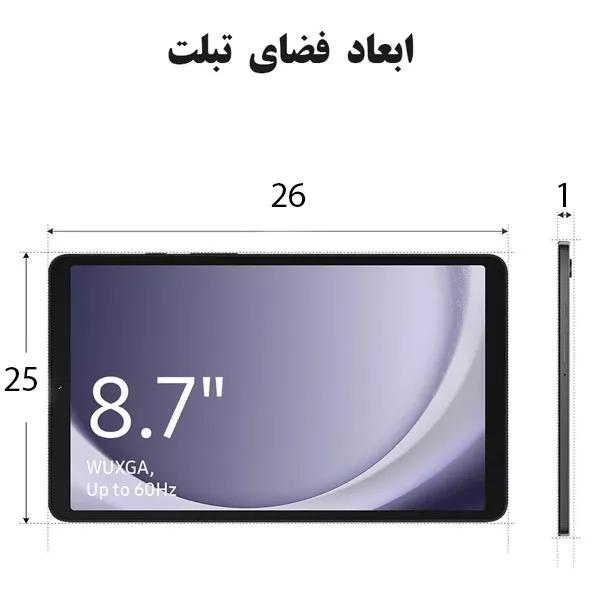 ابعاد-محفظه-تبلت-کوله-2517-1 کیف کوله پشتی لپ تاپ بنج 1-2517 مشکی
