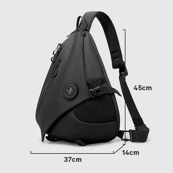بادی-بگ-بنج-ضدآب-سایز-بزرگ-BANGE-FW232 کیف و کوله تک بند بنج FW-232 مشکی
