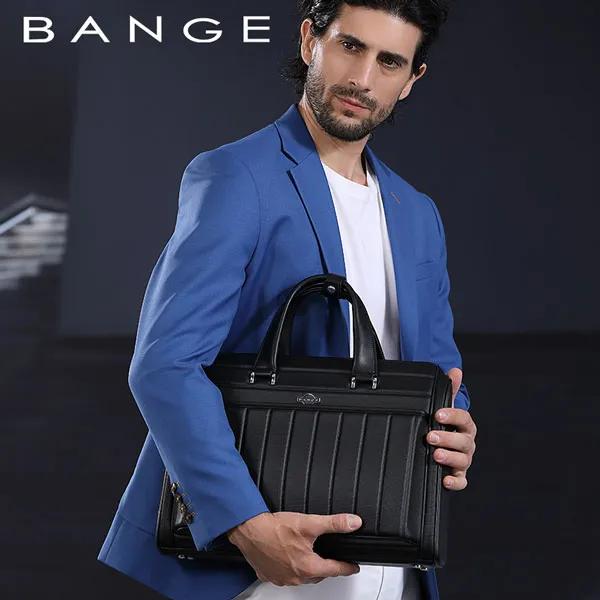 کیف دستی اداری چرم بنج YZ350 مشکی