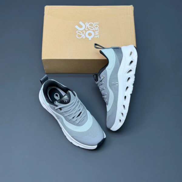 کفش آن رانینگ QC Loewe Cloudtilt طوسی سفید On Running QC Loewe Cloudtilt Grey White