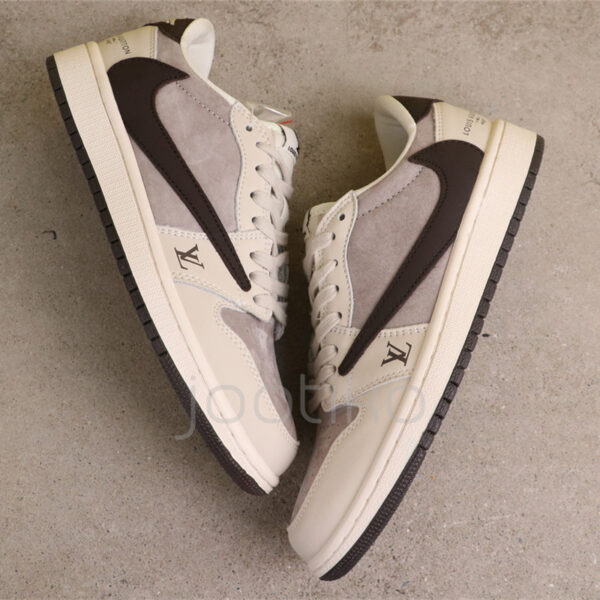 10097815 ایر جردن وان لویی ویتون Travis Scott x Nike Air Jordan 1 Low Louis Vuitton