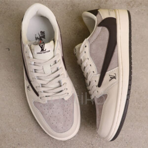 10097816 ایر جردن وان لویی ویتون Travis Scott x Nike Air Jordan 1 Low Louis Vuitton