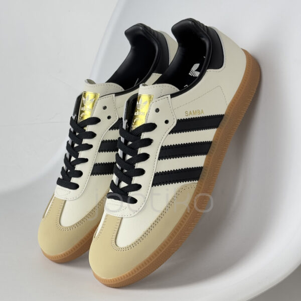 10148120 آدیداس سامبا کریم وایت سند استراتا adidas Samba OG Cream White Sand Strata