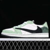 10368670 ایر جردن وان لو Travis Scott x Air Jordan 1 Low OG Green White Black سبز سفید مشکی