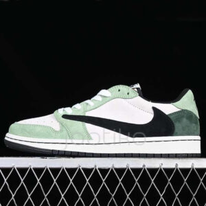 10368670 ایر جردن وان لو Travis Scott x Air Jordan 1 Low OG Green White Black سبز سفید مشکی