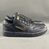 10452352 ایر جردن وان لو Jordan 1 Low Method of Make Black Metallic Gold