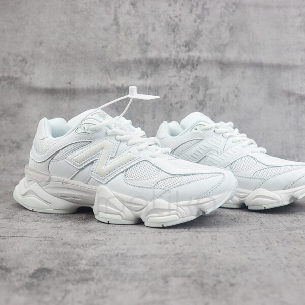 کفش نیوبالانس New Balance 9060 Triple White سفید تمام