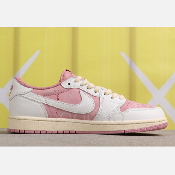 10472438 جردن وان لو Travis Scott x Air Jordan 1 Low OG Shy Pink شای پینک