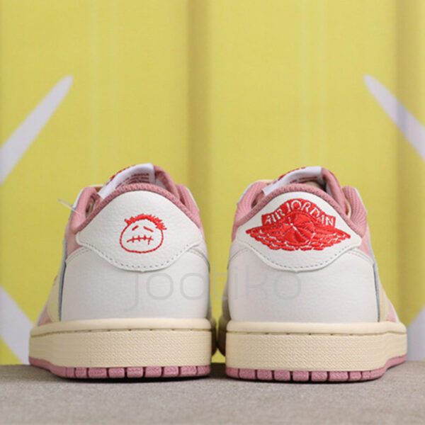10472439 جردن وان لو Travis Scott x Air Jordan 1 Low OG Shy Pink شای پینک