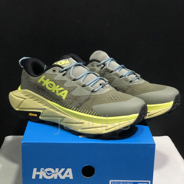 10590000 هوکا اسکای لاین فلوت ایکس Hoka Skyline Float X Olive Haze Celery Root