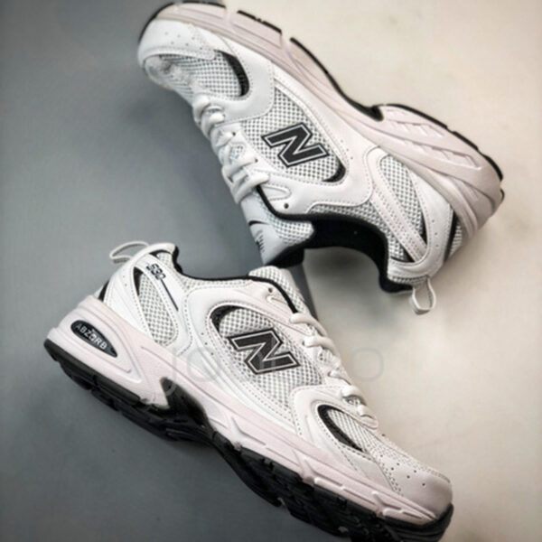 10665435 کفش نیوبالانس New Balance 530 White Black Details سفید مشکی