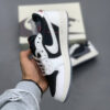 نایک ایر جردن وان لو مشکی سفید خاکستری Travis Scott x Air Jordan 1 Retro Low OG