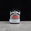نایک ایر جردن وان Jordan 1 Low SE White Fire Red Black Matte Silver