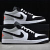نایک ایر جردن وان Jordan 1 Low SE White Fire Red Black Matte Silver