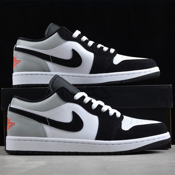 نایک ایر جردن وان Jordan 1 Low SE White Fire Red Black Matte Silver