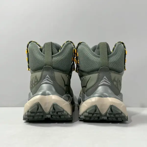 12467518 کفش کوهنوردی هوکا گورتکس Hoka Kaha 2 High GTX سبز زیتونی / زرد