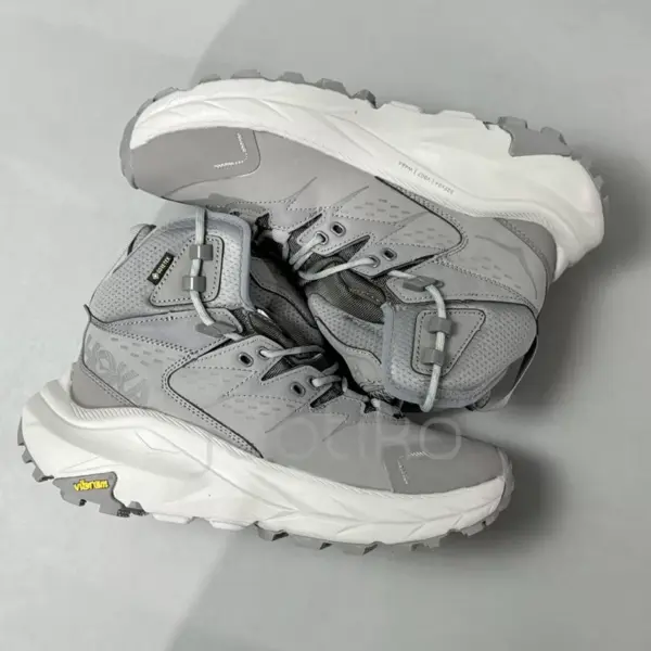 12470121 کفش کوهنوردی هوکا گورتکس Hoka Kaha 2 High GTX خاکستری