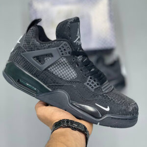 12832166 جردن ۴ بلک مامبا نایجل سیلوستر Nigel Sylvester x Jordan 4 Black Mamba