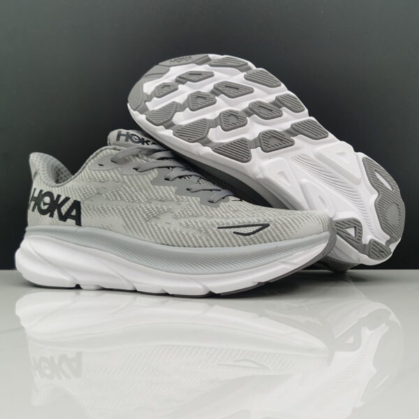12864193 هوکا کلیفتون 9 خاکستری Hoka Clifton 9 Harbor Mist