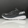 12865868 هوکا کلیفتون 9 مشکی سفید Hoka Clifton 9 Black White