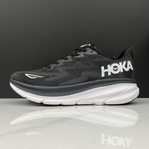 12865868 هوکا کلیفتون 9 مشکی سفید Hoka Clifton 9 Black White