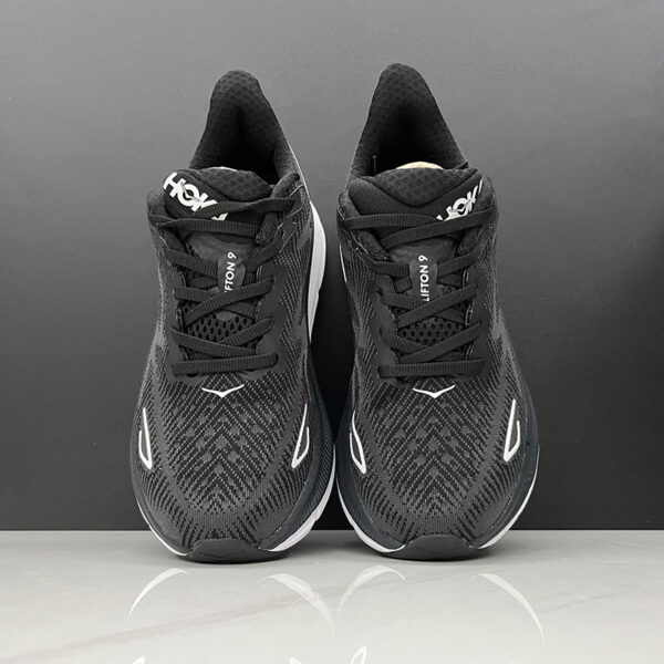12865869 هوکا کلیفتون 9 مشکی سفید Hoka Clifton 9 Black White