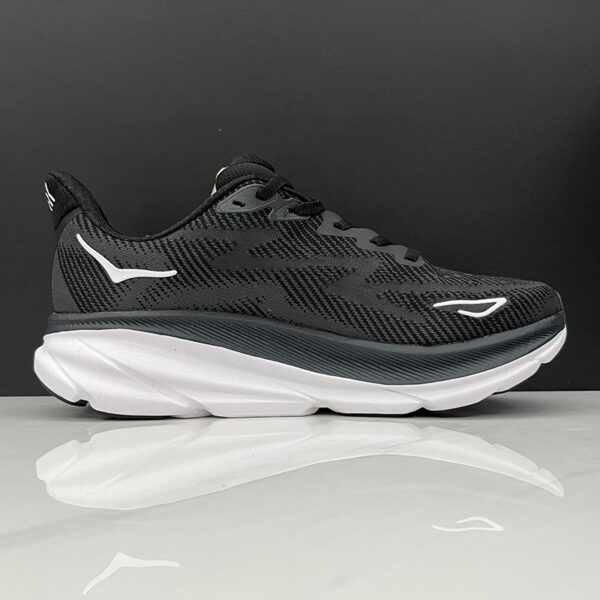 12865870 هوکا کلیفتون 9 مشکی سفید Hoka Clifton 9 Black White