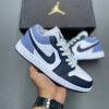 13109185 نایک ایر جردن وان لو ایندیگو Jordan 1 Low White Indigo Haze