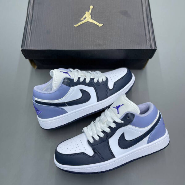 13109187 نایک ایر جردن وان لو ایندیگو Jordan 1 Low White Indigo Haze