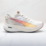پوما دیویت نیترو 3 کرم روشن نارنجی صورتی Puma Deviate Nitro 3 Vapor Grey / Sunset Glow