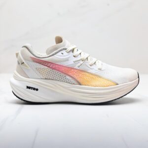 13179564 پوما دیویت نیترو 3 کرم روشن نارنجی صورتی Puma Deviate Nitro 3 Vapor Grey / Sunset Glow
