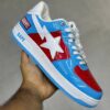 بتینگ ایپ بیپ استا مارول کامیکس کاپیتان آمریکا A Bathing Ape Bape Sta Marvel Comics Captain America