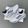 کتونی آدیداس رانینگ طوسی روشن مشکی Adidas Running Light Grey & Black