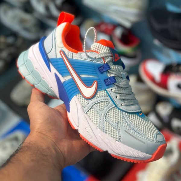 13280193 نایک وی تو کی ران آبی نارنجی Nike V2K Run Blue White Orange