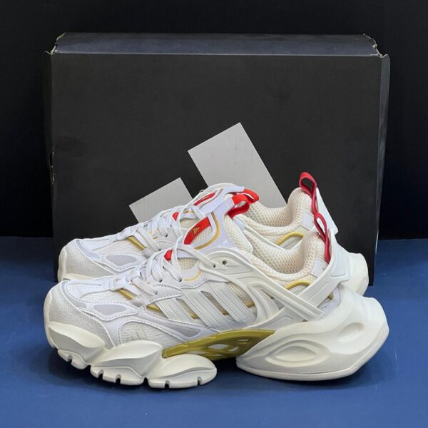 13291549 آدیداس رانر اکس ال جی دیلاکس سفید طلایی adidas XLG Runner Deluxe Off White Gold Metallic Red