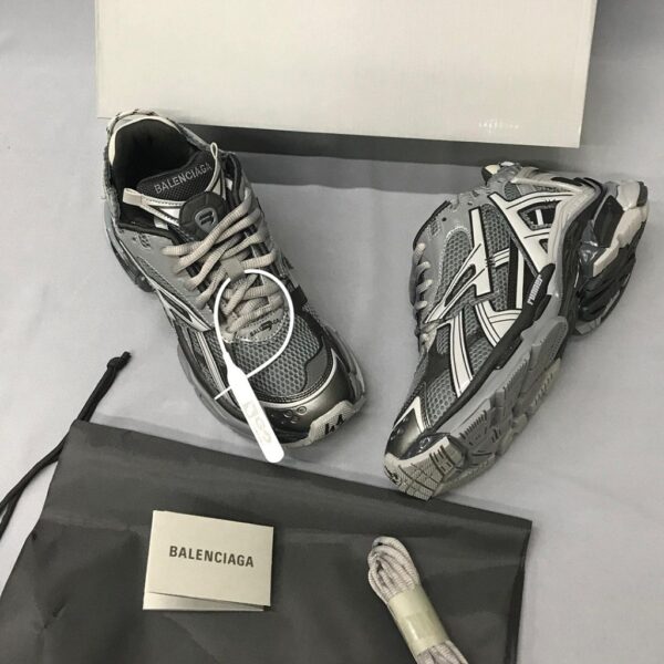 بالنسیاگا رانر طوسی تیره مشکی Balenciaga Runner Dark Grey Black
